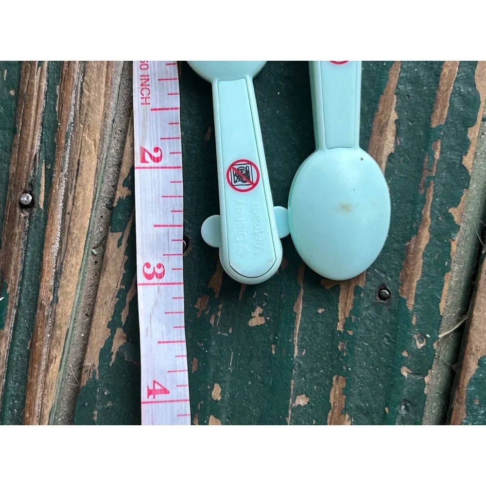 Disney Mickey Mouse Plastic Spoons blue Set of 2 Kids Utensils